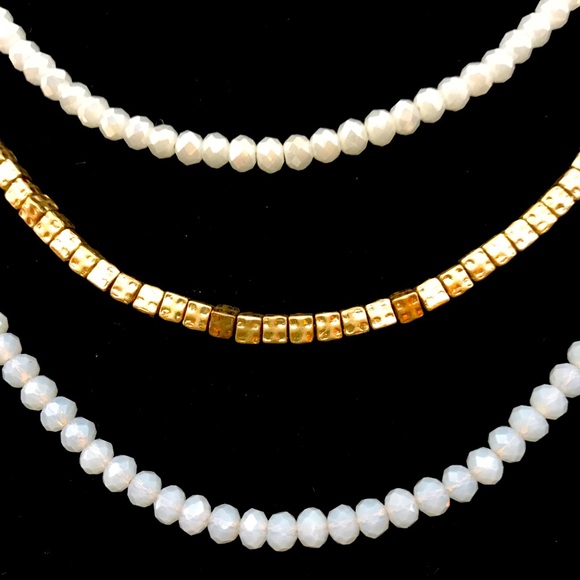 Gold Cubes Necklace - Picture 2 of 5